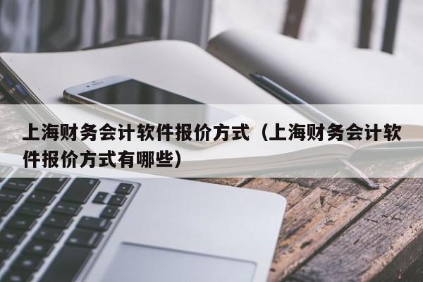 上海财务会计软件报价方式（上海财务会计软件报价方式有哪些）
